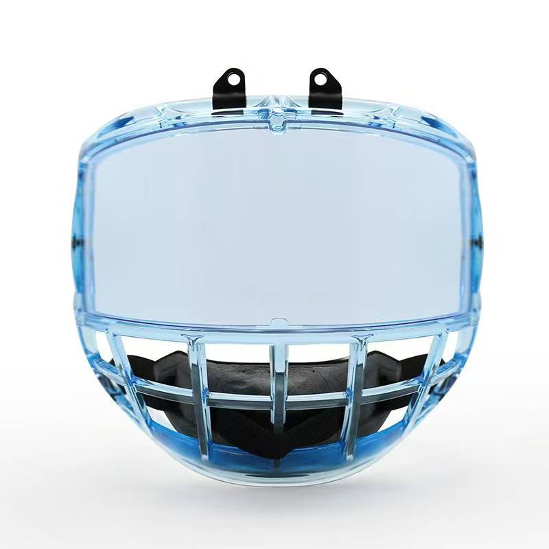 Premium Ice Blue Junior Ice Hockey Cage XS за каски за хокей на лед